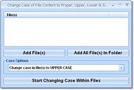 Change Case of File Content to Proper, Upper & Low screenshot